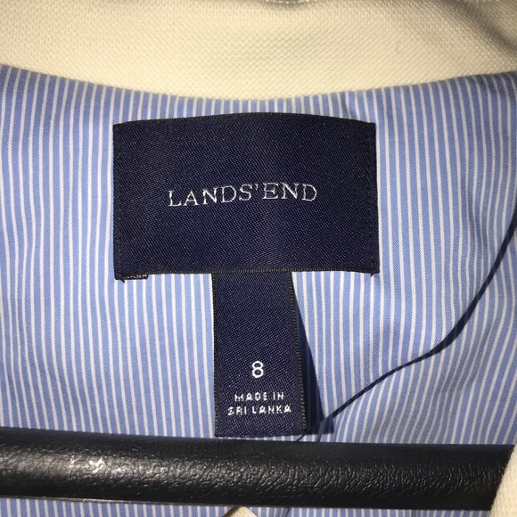 Lands End linen coloured, stretch Blazer. Size 8. - Picture 3 of 7